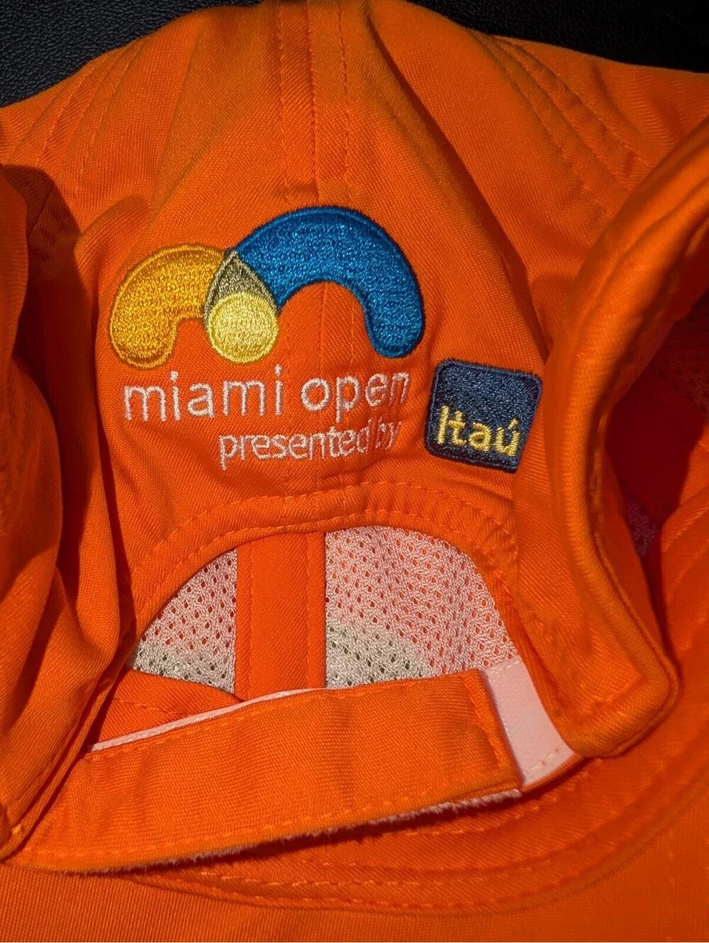 Lacoste Sport Hat Big Croc Orange Medium Miami Open